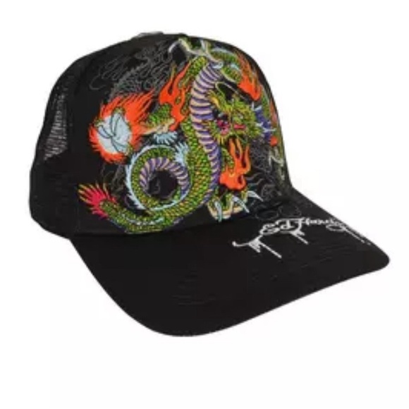Ed Hardy Multicolor Dragon Cap - Picture 1 of 3